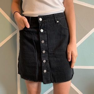 Vintage black mini skirt